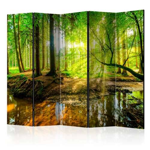 Paravan u 5 dijelova - Forest Stream II [Room Dividers] 225x172 Cijena