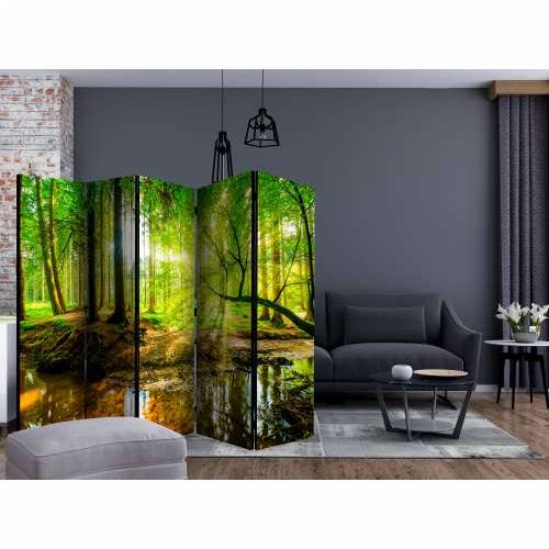 Paravan u 5 dijelova - Forest Stream II [Room Dividers] 225x172 Cijena