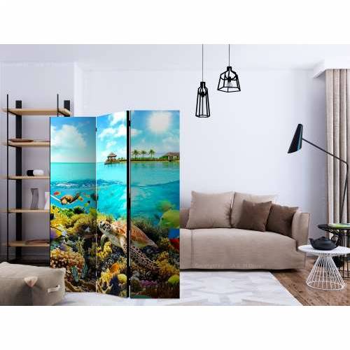 Paravan u 3 dijela - Heavenly Maldive [Room Dividers] 135x172 Cijena