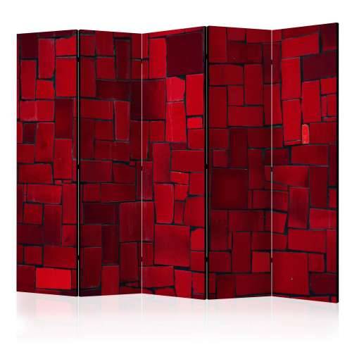 Paravan u 5 dijelova - Red Imagination II [Room Dividers] 225x172 Cijena