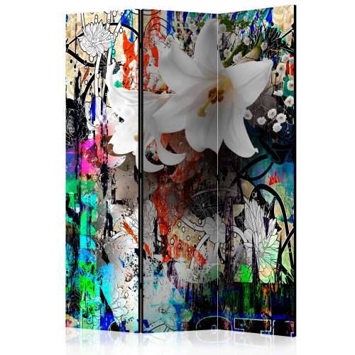 Paravan u 3 dijela - Urban Lily [Room Dividers] 135x172 Cijena