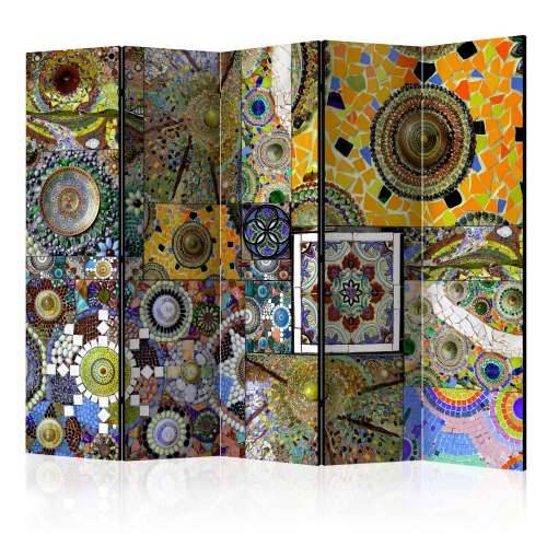 Paravan u 5 dijelova - Solar Mosaic II [Room Dividers] 225x172 Cijena