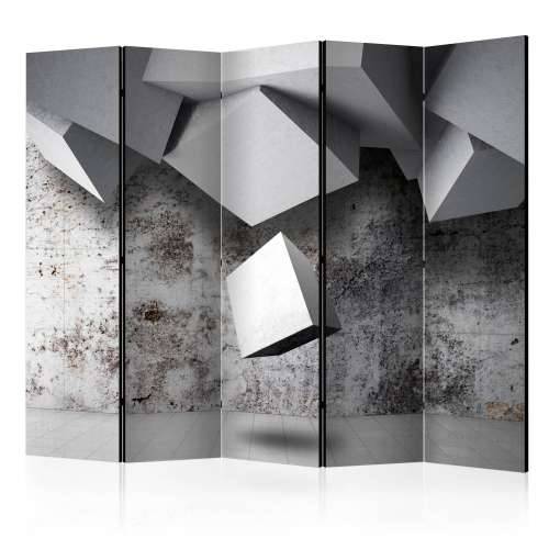 Paravan u 5 dijelova - Geometric rain II [Room Dividers] 225x172 Cijena