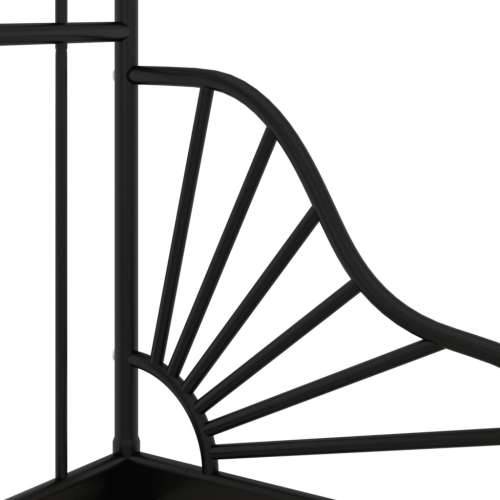 Produživi okvir za krevet crni metalni 80 x 130/200 cm - Crna Cijena