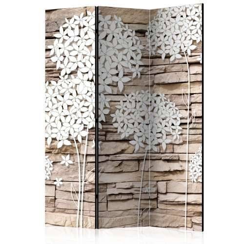 Paravan u 3 dijela - Flowers on the Stone [Room Dividers] 135x172 Cijena