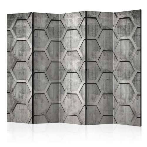 Paravan u 5 dijelova - Platinum cubes II [Room Dividers] 225x172 Cijena