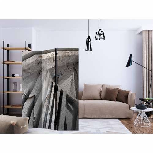 Paravan u 3 dijela - Beton 3D [Room Dividers] 135x172 Cijena