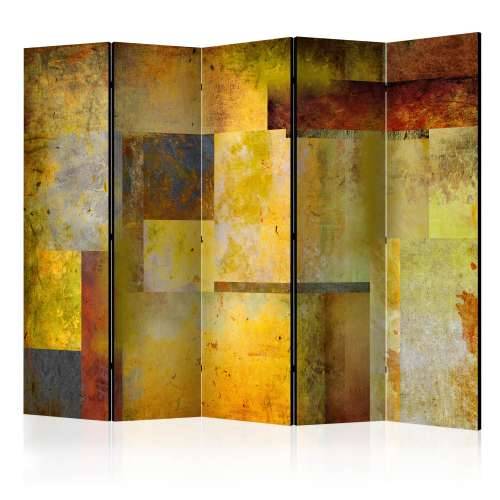 Paravan u 5 dijelova - Orange Hue of Art Expression  II [Room Dividers] 225x172