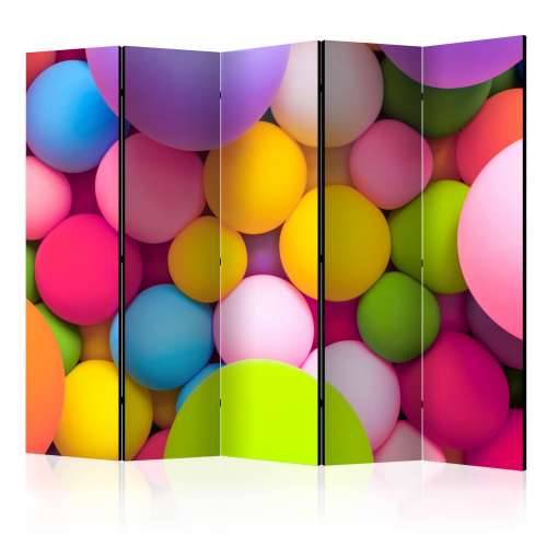 Paravan u 5 dijelova - Colourful Balls II [Room Dividers] 225x172 Cijena