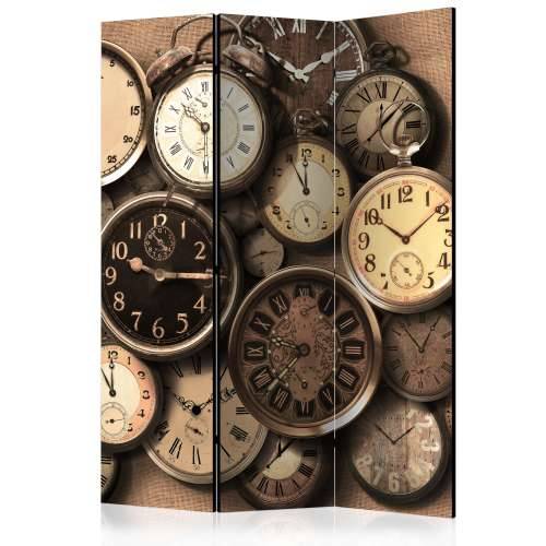 Paravan u 3 dijela - Old Clocks [Room Dividers] 135x172 Cijena