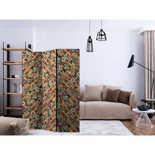 Paravan u 3 dijela - Rainbow Mosaic [Room Dividers] 135x172 Cijena