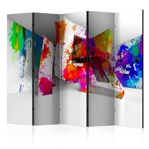 Paravan u 5 dijelova - Three-dimensional Shapes II [Room Dividers] 225x172 Cijena