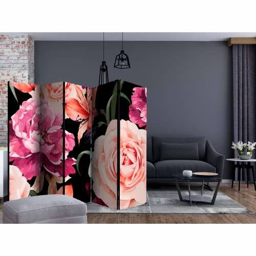 Paravan u 5 dijelova - Roses of Love II [Room Dividers] 225x172 Cijena