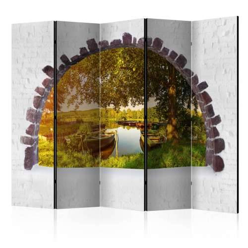 Paravan u 5 dijelova - Summer Lake II [Room Dividers] 225x172 Cijena