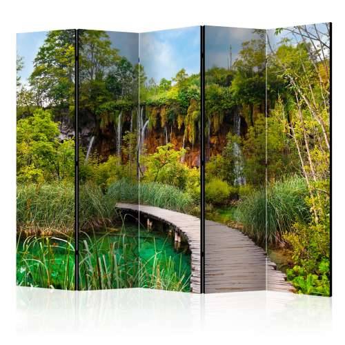 Paravan u 5 dijelova - Green oasis II [Room Dividers] 225x172 Cijena