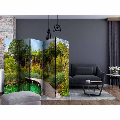 Paravan u 5 dijelova - Green oasis II [Room Dividers] 225x172 Cijena