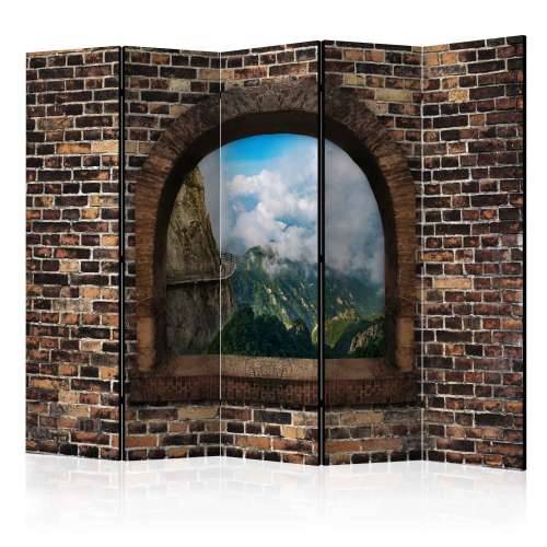 Paravan u 5 dijelova - Stony Window: Mountains II [Room Dividers] 225x172 Cijena