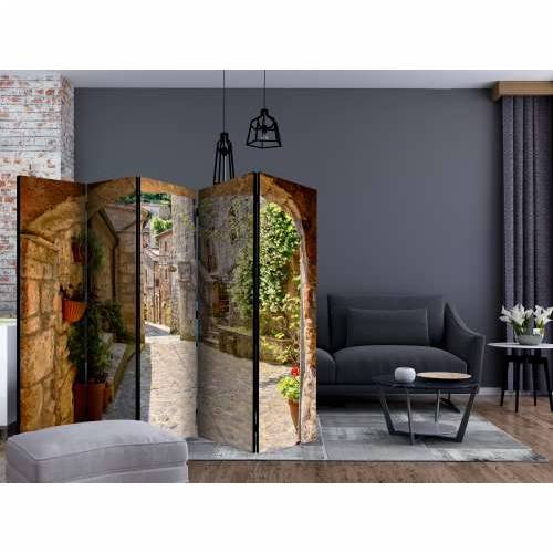 Paravan u 5 dijelova - Provincial alley in Tuscany II [Room Dividers] 225x172 Cijena