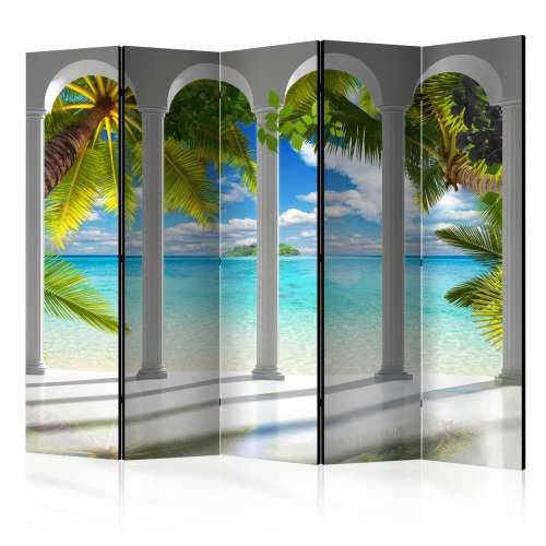 Paravan u 5 dijelova - Sea behind Columns II [Room Dividers] 225x172 Cijena