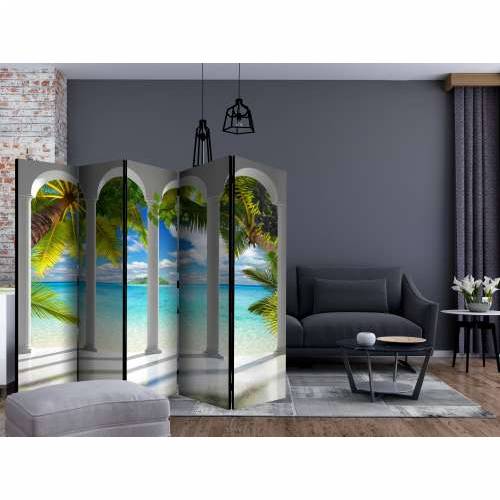 Paravan u 5 dijelova - Sea behind Columns II [Room Dividers] 225x172 Cijena