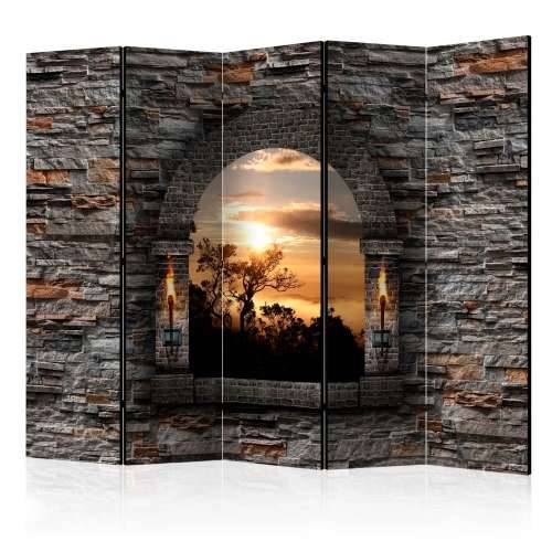 Paravan u 5 dijelova - Castle Window II [Room Dividers] 225x172 Cijena