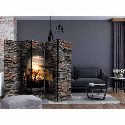 Paravan u 5 dijelova - Castle Window II [Room Dividers] 225x172 Cijena
