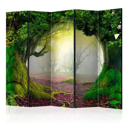 Paravan u 5 dijelova - Enchanted forest II [Room Dividers] 225x172 Cijena