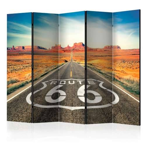 Paravan u 5 dijelova - Route 66 II [Room Dividers] 225x172 Cijena