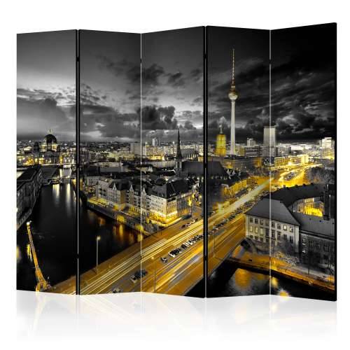 Paravan u 5 dijelova - Berlin at night II [Room Dividers] 225x172 Cijena