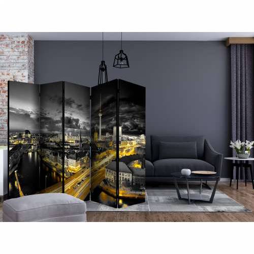 Paravan u 5 dijelova - Berlin at night II [Room Dividers] 225x172 Cijena