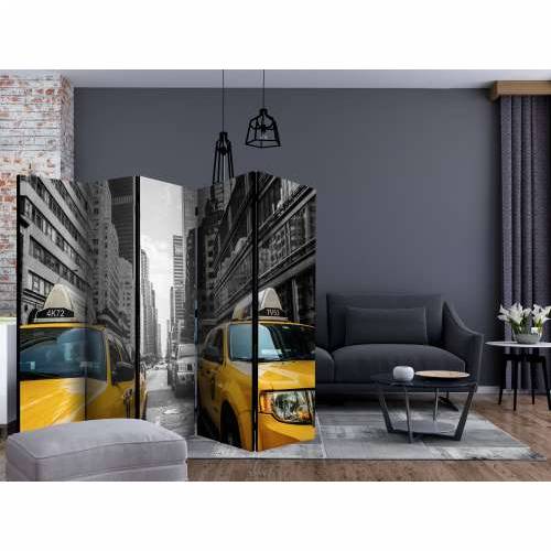 Paravan u 5 dijelova - New York taxi II [Room Dividers] 225x172 Cijena