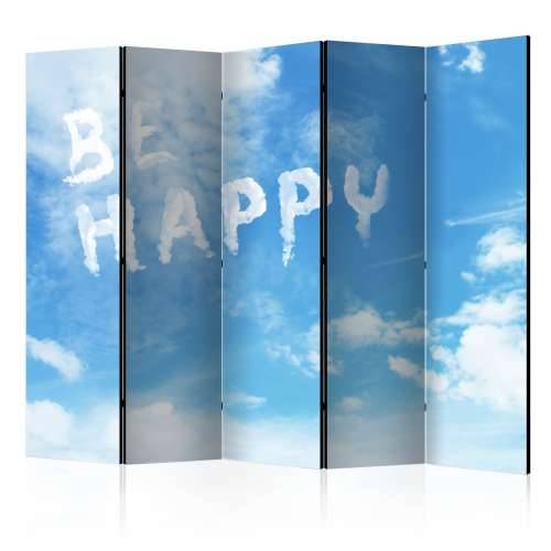 Paravan u 5 dijelova - Be happy II [Room Dividers] 225x172 Cijena