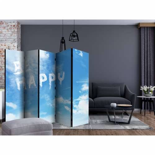 Paravan u 5 dijelova - Be happy II [Room Dividers] 225x172 Cijena