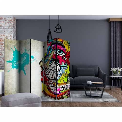 Paravan u 5 dijelova - Graffiti beauty II [Room Dividers] 225x172 Cijena