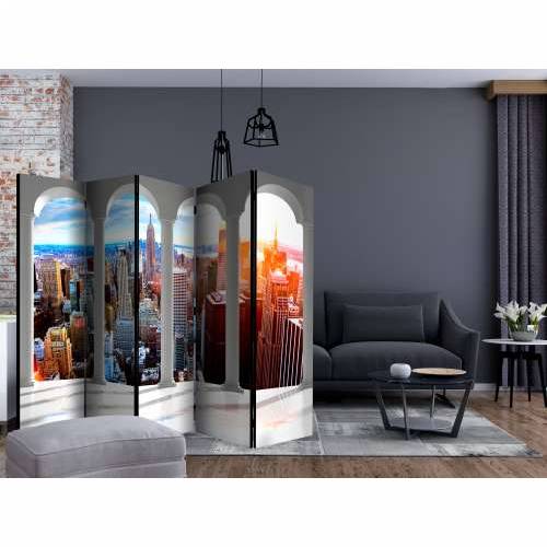 Paravan u 5 dijelova - Pillars and New York II [Room Dividers] 225x172 Cijena
