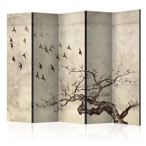 Paravan u 5 dijelova - Flock of birds II [Room Dividers] 225x172 Cijena