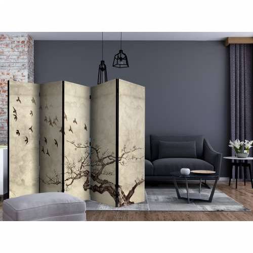 Paravan u 5 dijelova - Flock of birds II [Room Dividers] 225x172 Cijena