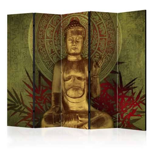 Paravan u 5 dijelova - Golden Buddha II [Room Dividers] 225x172 Cijena