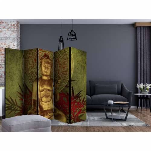 Paravan u 5 dijelova - Golden Buddha II [Room Dividers] 225x172 Cijena