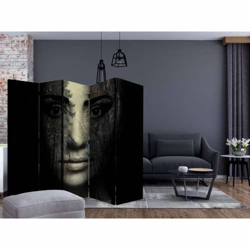 Paravan u 5 dijelova - Forest mask II [Room Dividers] 225x172 Cijena