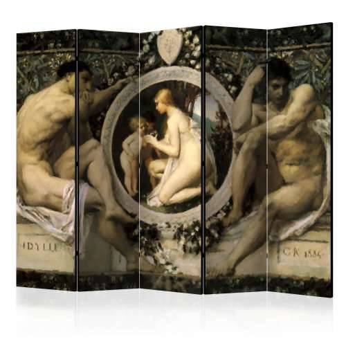 Paravan u 5 dijelova - Idyll - Gustav Klimt II [Room Dividers] 225x172 Cijena