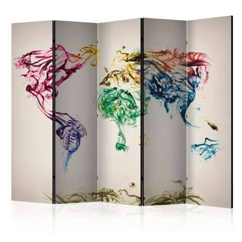 Paravan u 5 dijelova - Dancing smoke trails II [Room Dividers] 225x172 Cijena