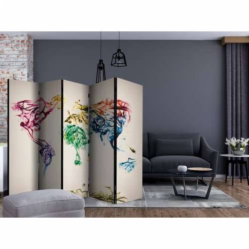 Paravan u 5 dijelova - Dancing smoke trails II [Room Dividers] 225x172 Cijena