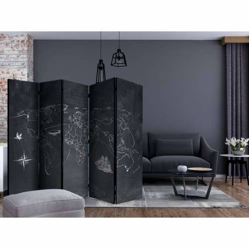 Paravan u 5 dijelova - Small travel. Large travel II [Room Dividers] 225x172 Cijena