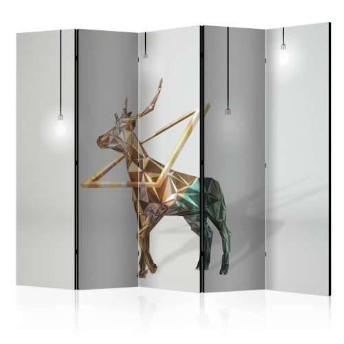 Paravan u 5 dijelova - deer (3D) II [Room Dividers] 225x172 Cijena