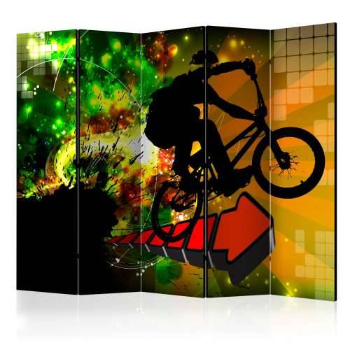 Paravan u 5 dijelova - Bicycle Tricks II [Room Dividers] 225x172 Cijena
