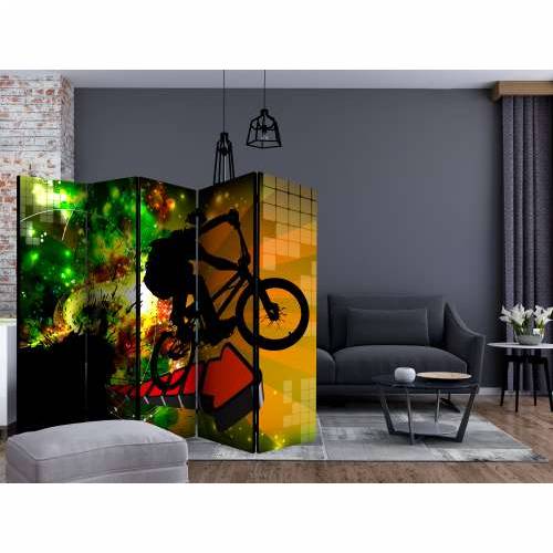 Paravan u 5 dijelova - Bicycle Tricks II [Room Dividers] 225x172 Cijena