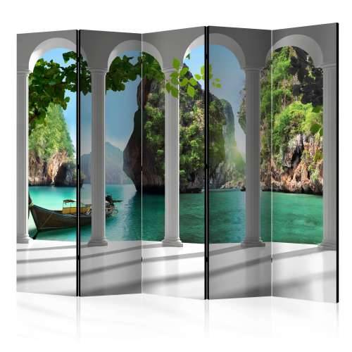 Paravan u 5 dijelova - On the terrace II [Room Dividers] 225x172 Cijena