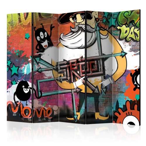 Paravan u 5 dijelova - Street movie II [Room Dividers] 225x172 Cijena