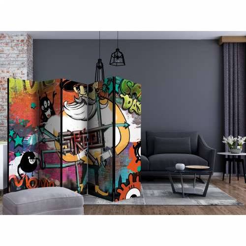 Paravan u 5 dijelova - Street movie II [Room Dividers] 225x172 Cijena